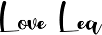 preview image of the Love Lea font