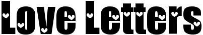 preview image of the Love Letters font