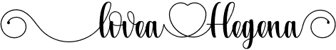 preview image of the Lovea Hegena font