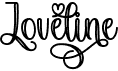 preview image of the Loveline font