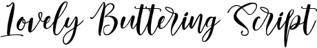 preview image of the Lovely Buttering Script font