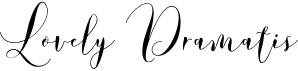 preview image of the Lovely Dramatis font