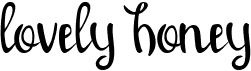 preview image of the Lovely Honey font