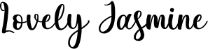 preview image of the Lovely Jasmine font