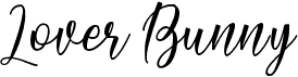 preview image of the Lover Bunny font