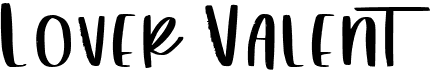 preview image of the Lover Valent font