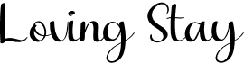 preview image of the Loving Stay font