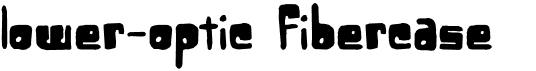 preview image of the Lower-Optic Fibercase font