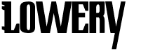 preview image of the Lowery font