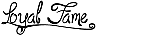 preview image of the Loyal Fame font