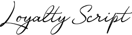 preview image of the Loyalty Script font