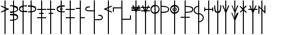 preview image of the LR Talisman font
