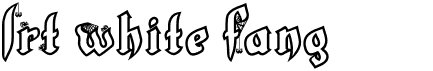 preview image of the LRT White Fang font