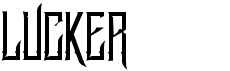 preview image of the Lucker font