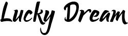 preview image of the Lucky Dream font