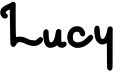 preview image of the Lucy font