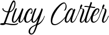 preview image of the Lucy Carter font