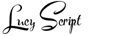 preview image of the Lucy Script font