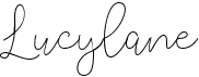 preview image of the Lucylane font