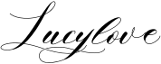 preview image of the Lucylove font