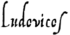preview image of the Ludovicos font