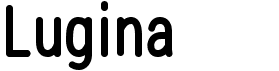 preview image of the Lugina font