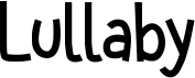 preview image of the Lullaby font