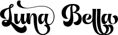preview image of the Luna Bella font