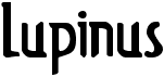 preview image of the Lupinus font