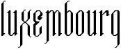 preview image of the Luxembourg font