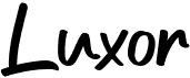 preview image of the Luxor font