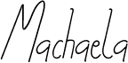 preview image of the Machaela font