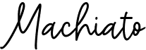preview image of the Machiato font