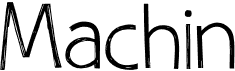 preview image of the Machin font