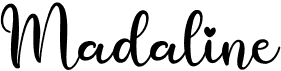 preview image of the Madaline font