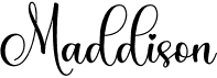 preview image of the Maddison font