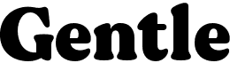preview image of the MADE Gentle font