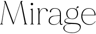 preview image of the MADE Mirage font