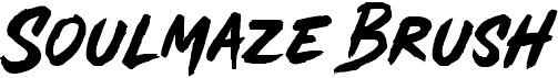 preview image of the MADE Soulmaze Brush font