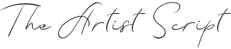 preview image of the MADE TheArtist Script font