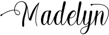 preview image of the Madelyn font