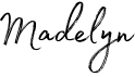 preview image of the Madelyn font