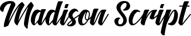preview image of the Madison Script font