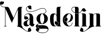 preview image of the Magdelin font