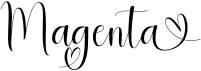 preview image of the Magenta font