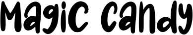 preview image of the Magic Candy font