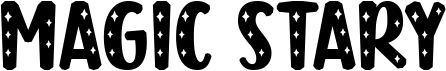 preview image of the Magic Stary font