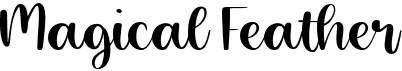 preview image of the Magical Feather font