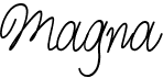 preview image of the Magna font