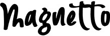preview image of the Magnetto font